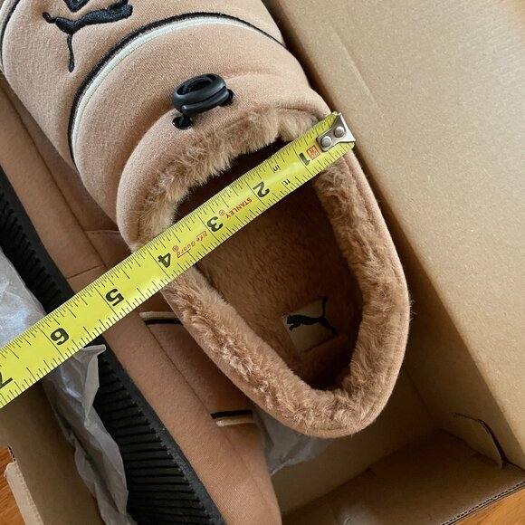 Firm. Rare Puma Tuff Mocc Jersey Slippers in Tiger's Eye. Men's 12. RUN SMALL! - Picture 11 of 12